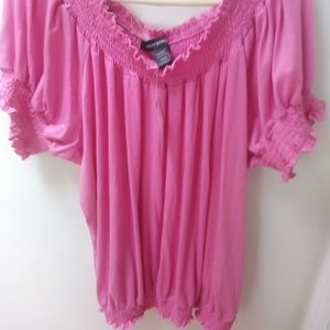 Ashley stewart off the shoulders top